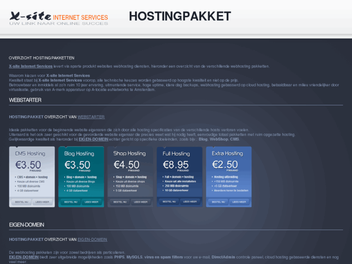 www.hostingpakket.com