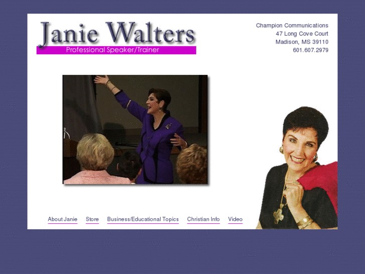 www.janiewalters.com