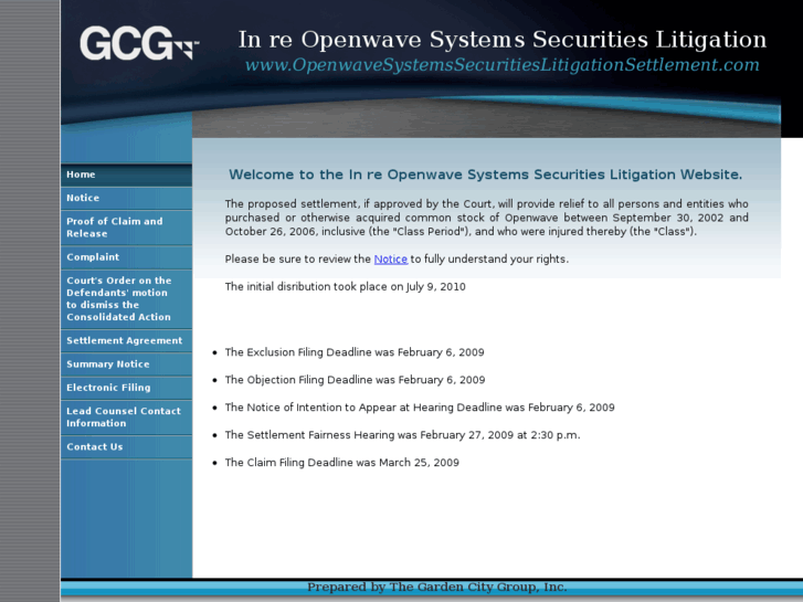 www.openwavesystemssecuritieslitigationsettlement.com