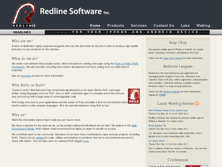 www.redlinesoftware.com