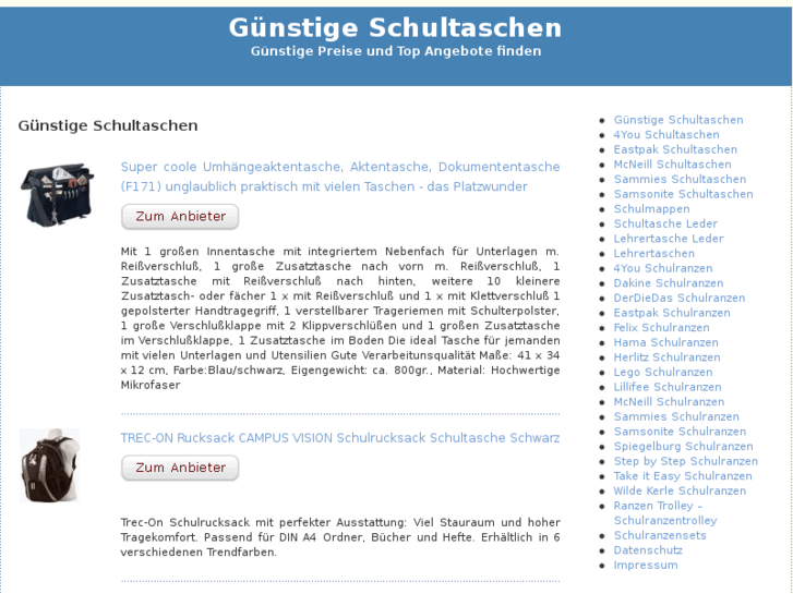 www.schultasche-schulranzen.de