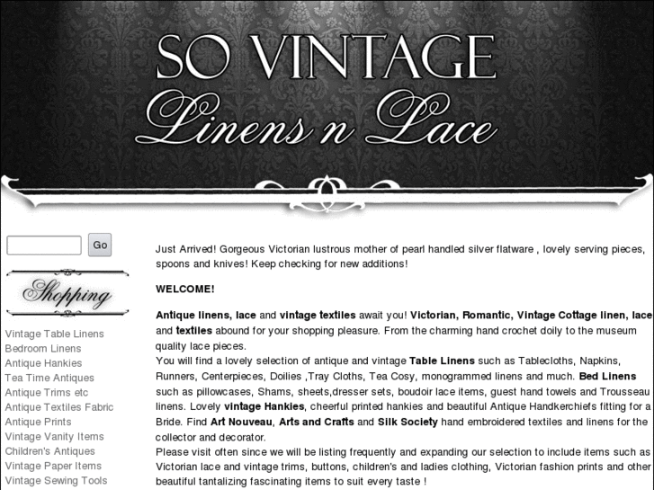 www.sovintagelinensnlace.com