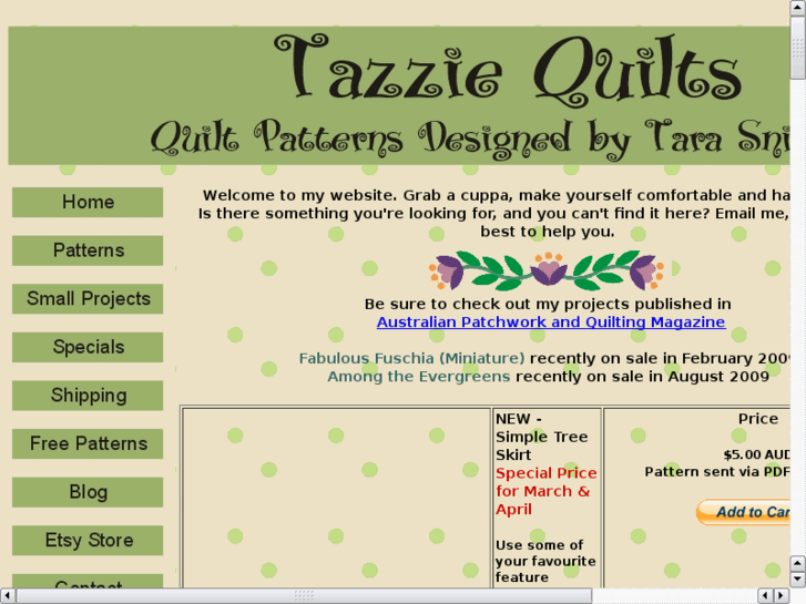 www.tazziequilts.com