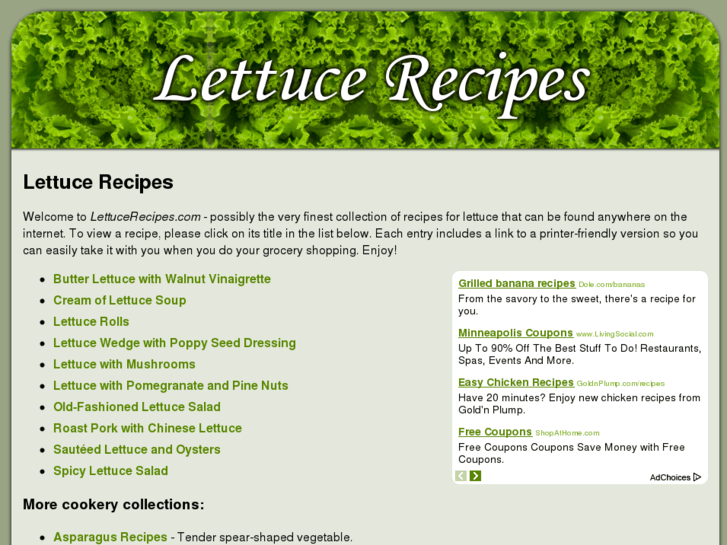 www.lettucerecipes.com