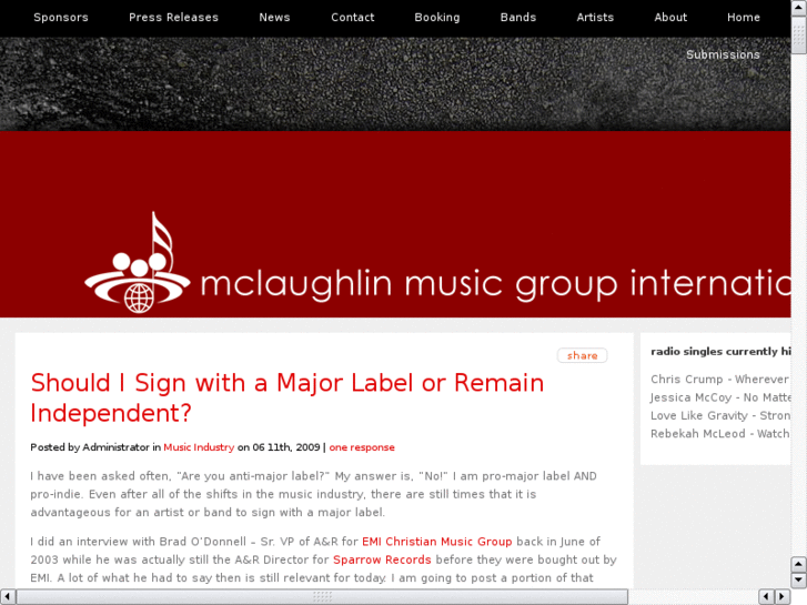 www.mclaughlinmusicgroup.com