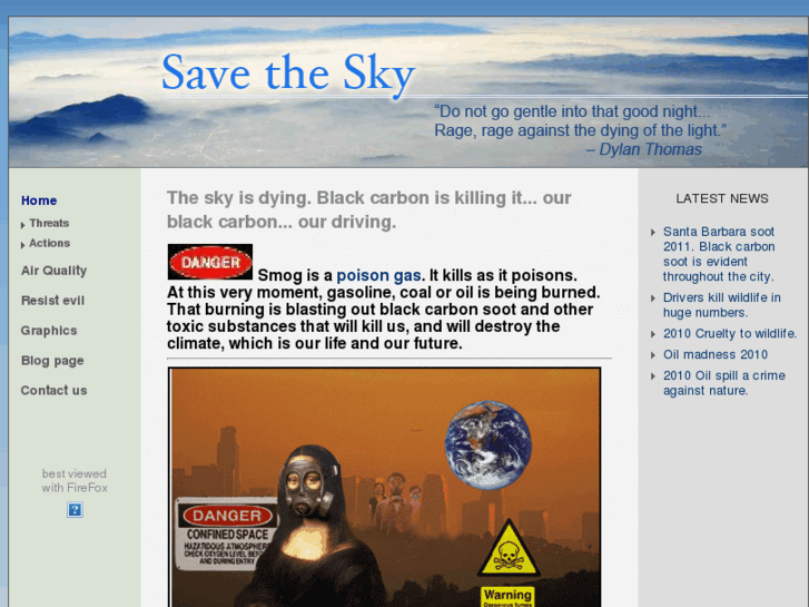 www.savethesky.net