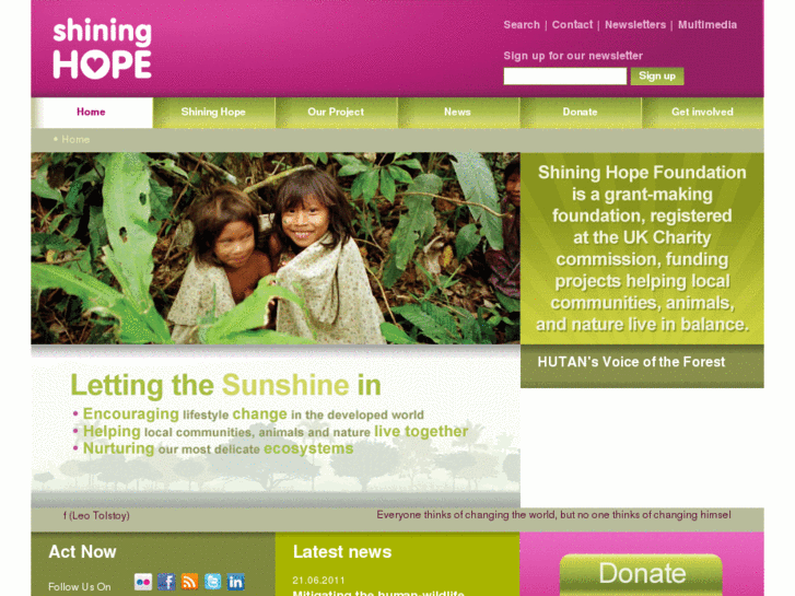 www.shininghopefoundation.es