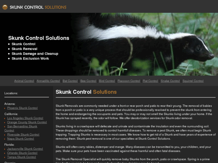 www.skunkcontrolsolutions.com