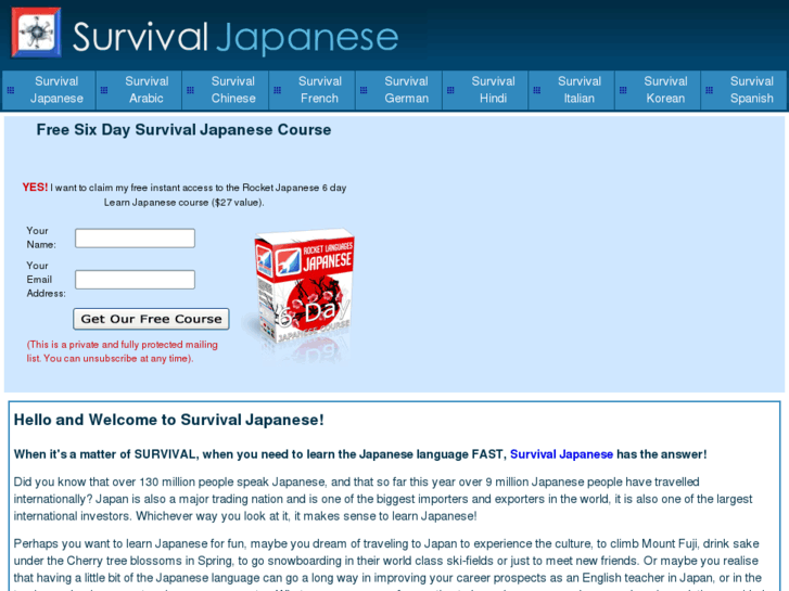 www.survivaljapanese.com