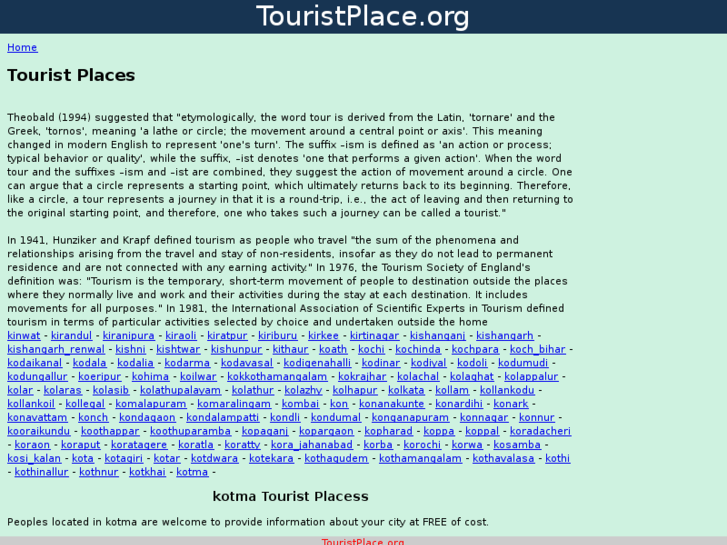 www.touristplace.org