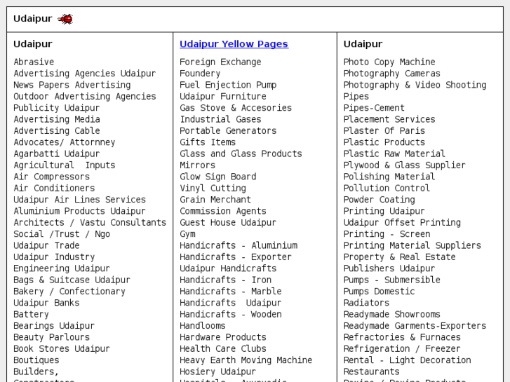 www.udaipuryellowpages.net