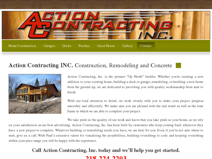 www.actioncontractingwalkermn.com