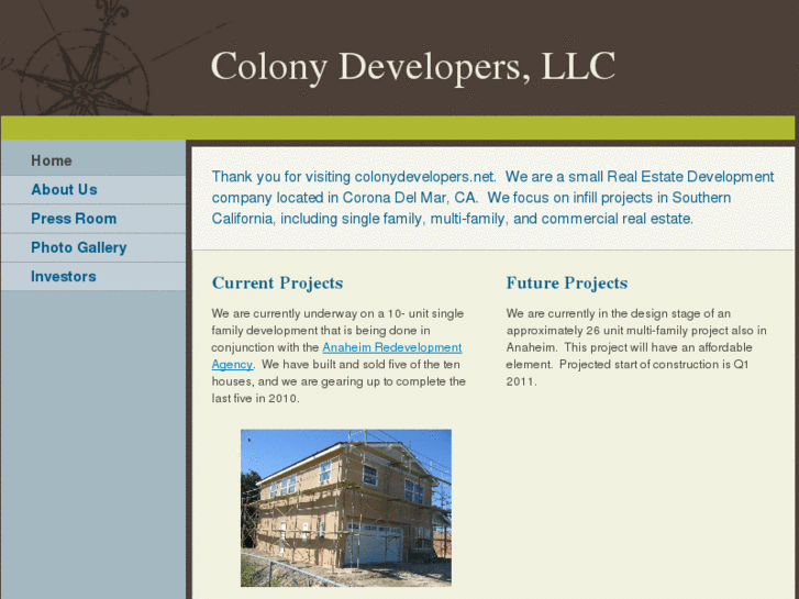 www.colonydevelopers.net