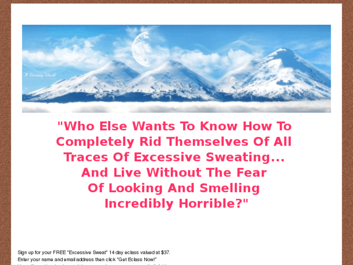www.excessivesweatingcures.com