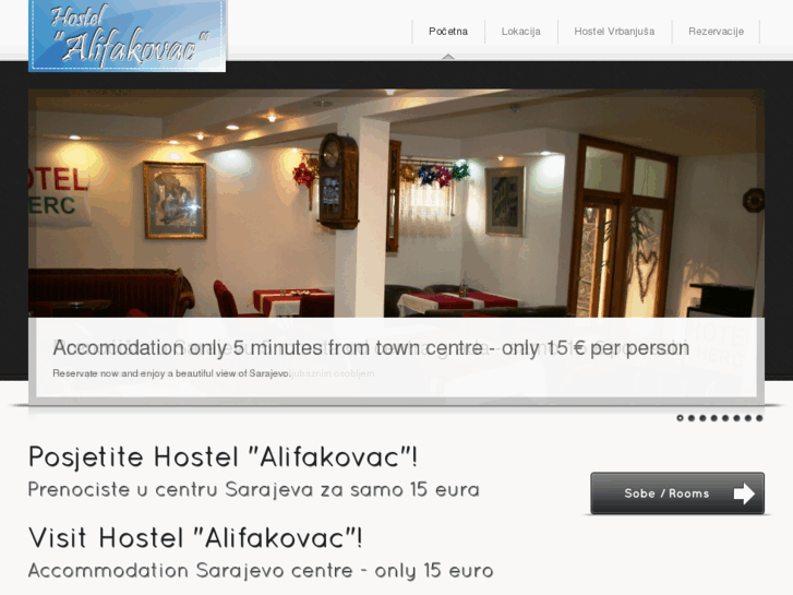 www.hostel-alifakovac.com