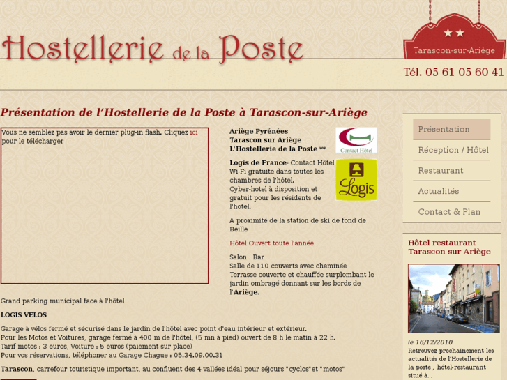 www.hostellerie-restaurant-09.com