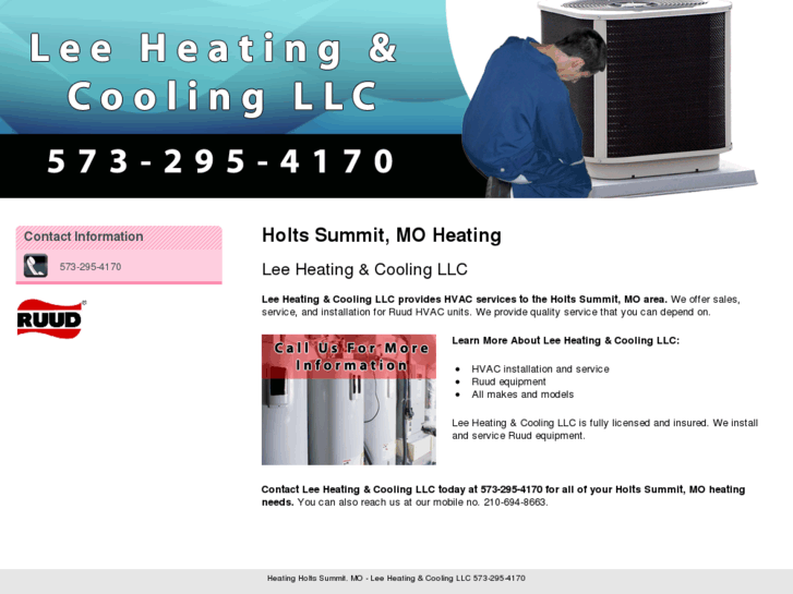 www.leeheatingandcoolingllc.com