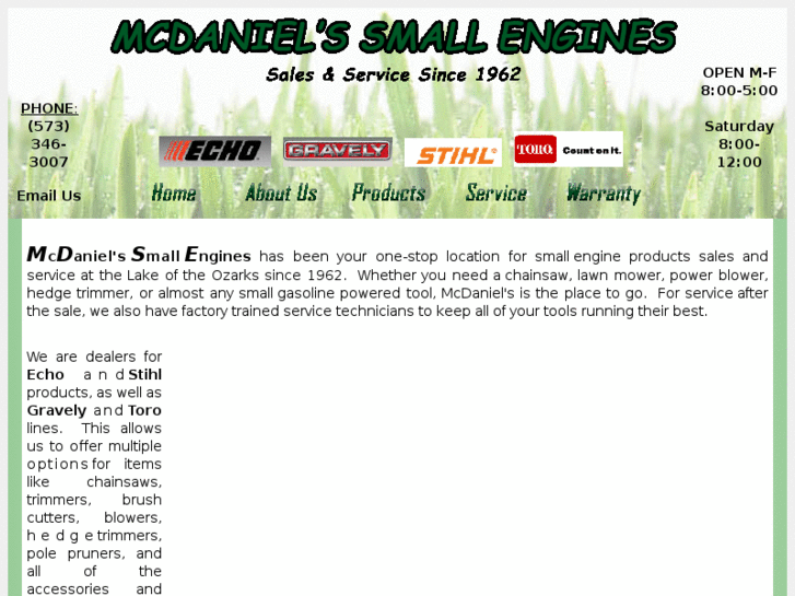 www.mcdanielssmallengines.com