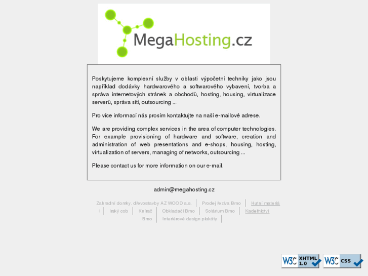 www.megahosting.cz