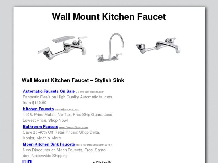 www.mywallmountkitchenfaucet.com