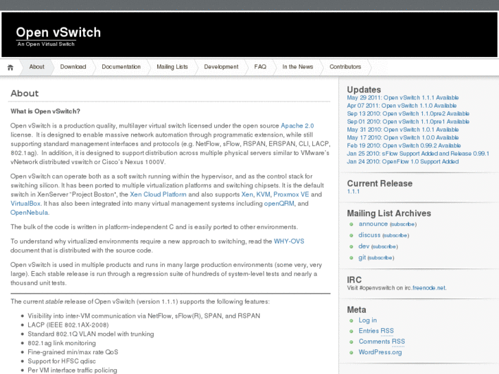 www.openvswitch.net