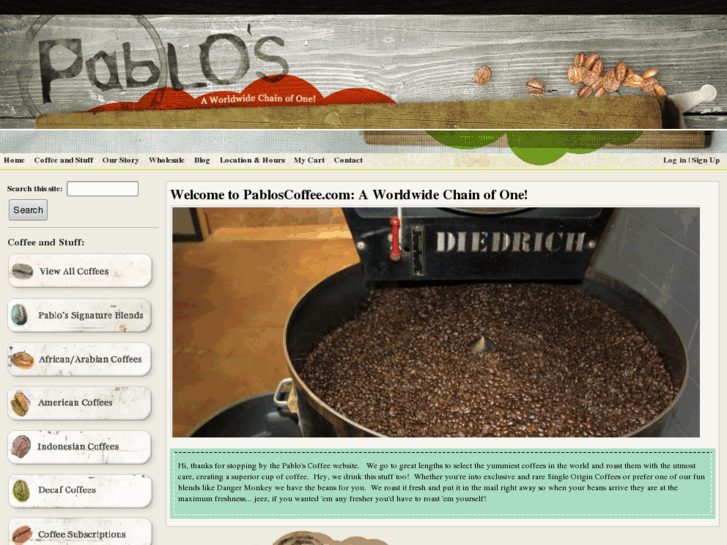 www.pabloscoffee.com