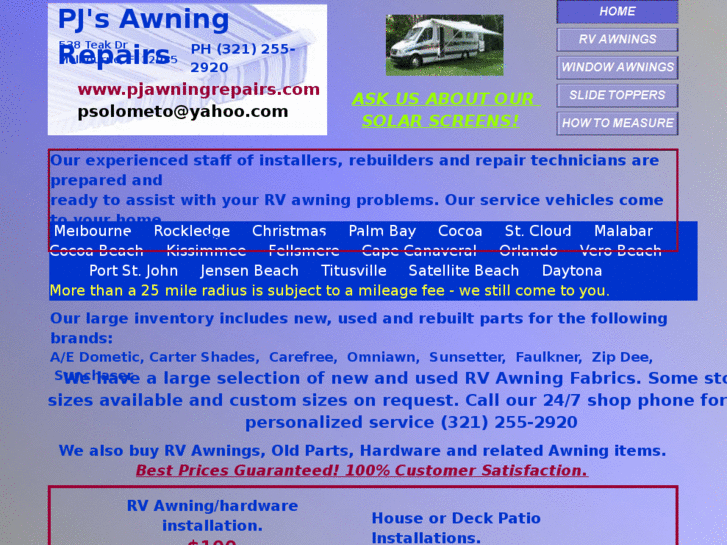 www.pjawningrepairs.com