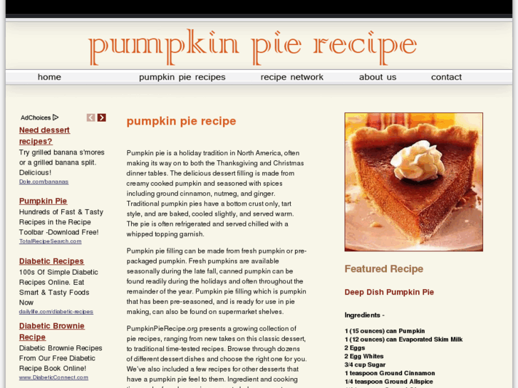www.pumpkinpierecipe.org