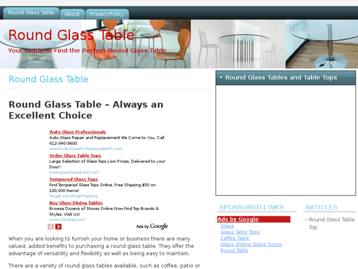 www.roundglasstable.net