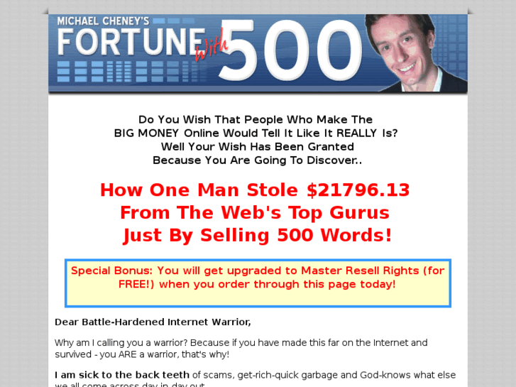 www.afortunewith500words.com