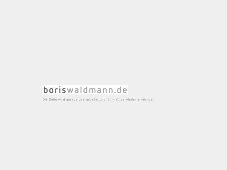 www.boriswaldmann.de