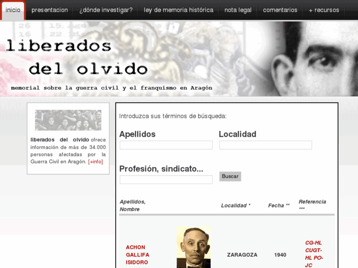 www.liberadosdelolvido.org