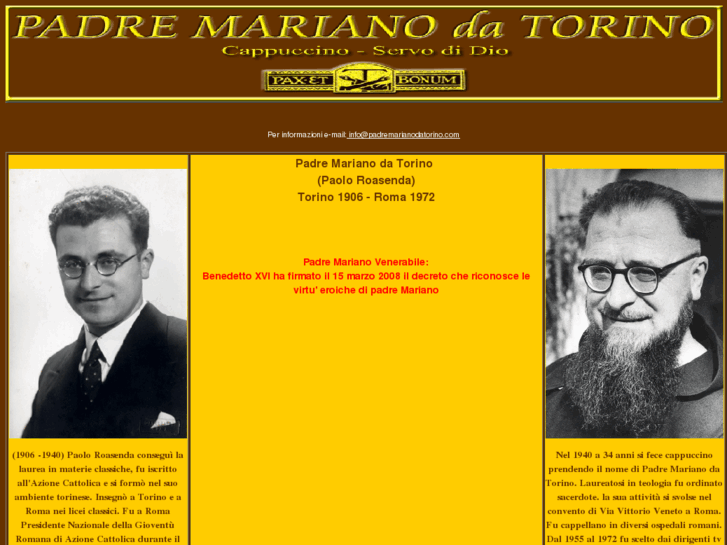 www.padremarianodatorino.com