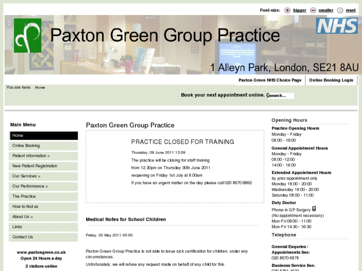 www.paxtongreen.co.uk