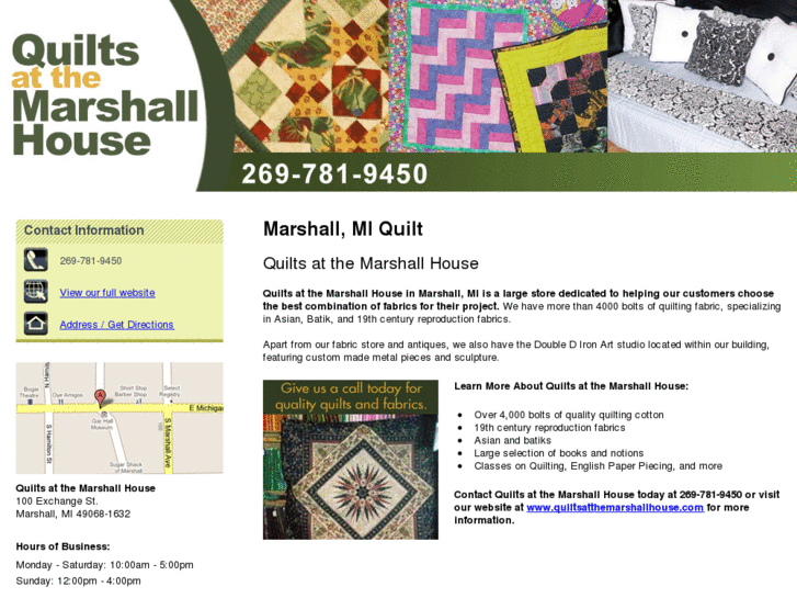 www.quiltsatthemarshallhouse.net