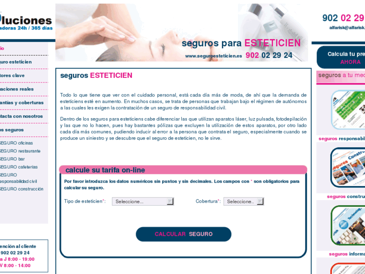 www.seguroesteticien.es