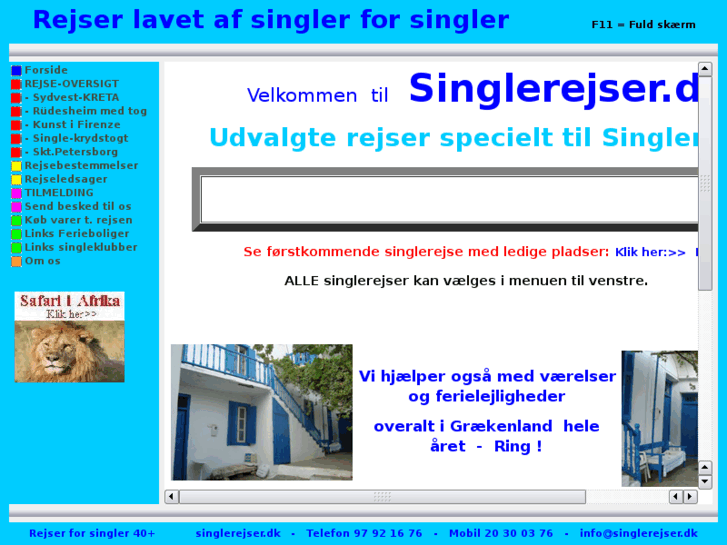 www.singlerejser.dk