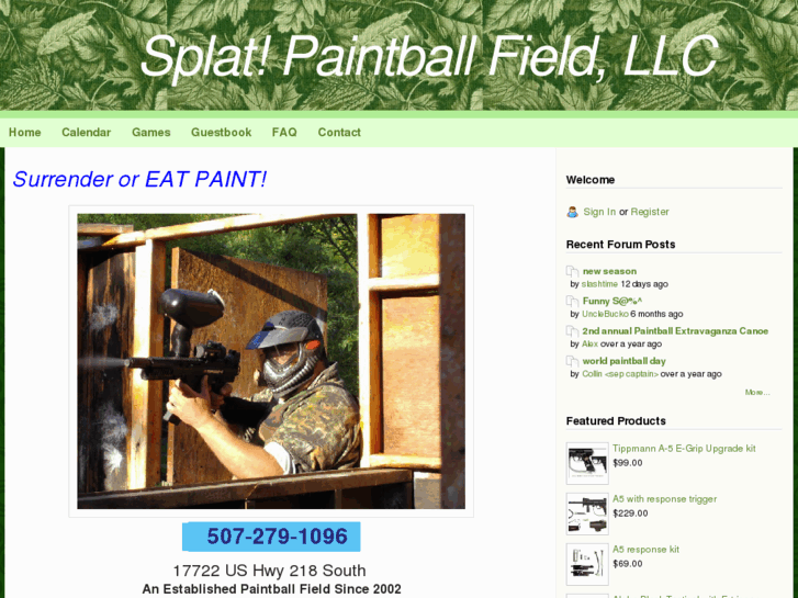 www.splatpaintballfield.net