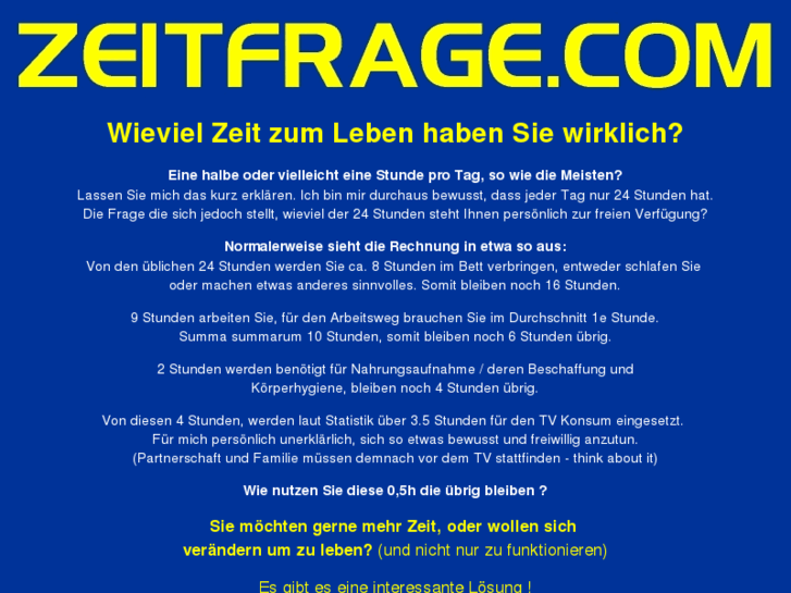 www.zeitfrage.com