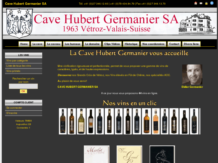 www.cave-hubert-germanier.ch