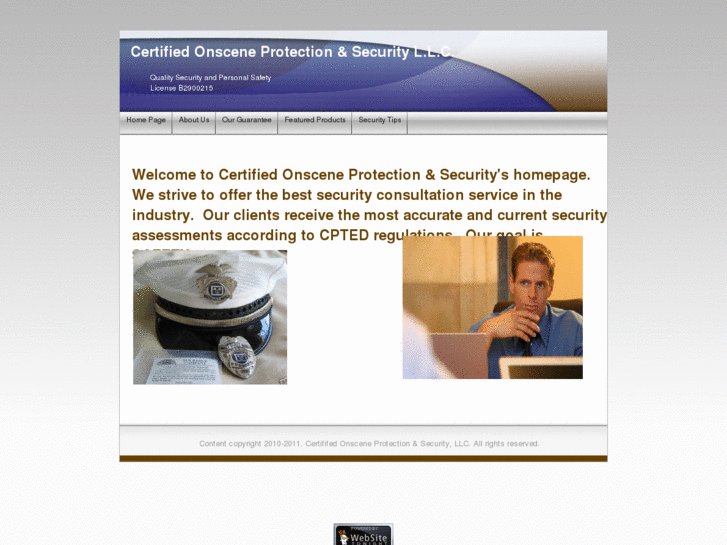 www.certifiedonsiteprotectionandsecurity.com