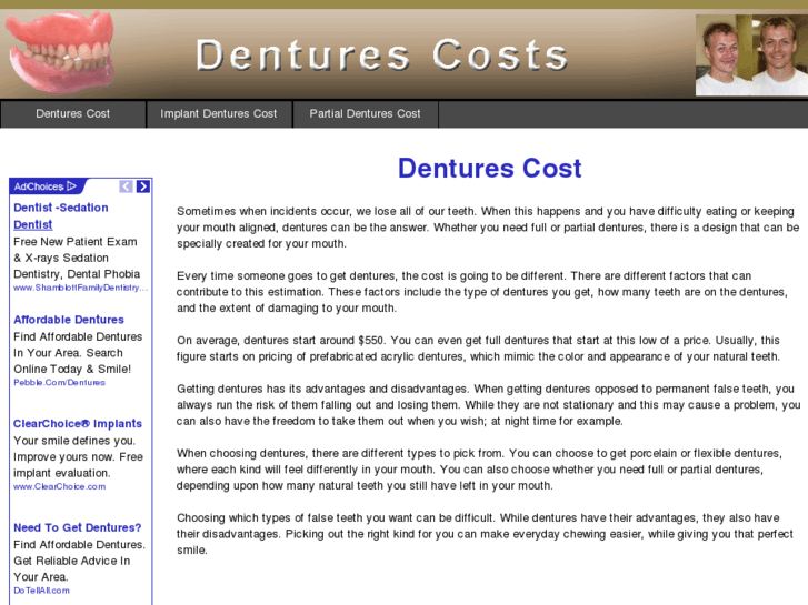 www.denturescosts.com