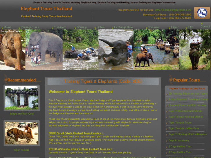 www.elephanttoursthailand.com