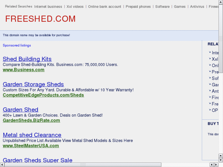 www.freeshed.com