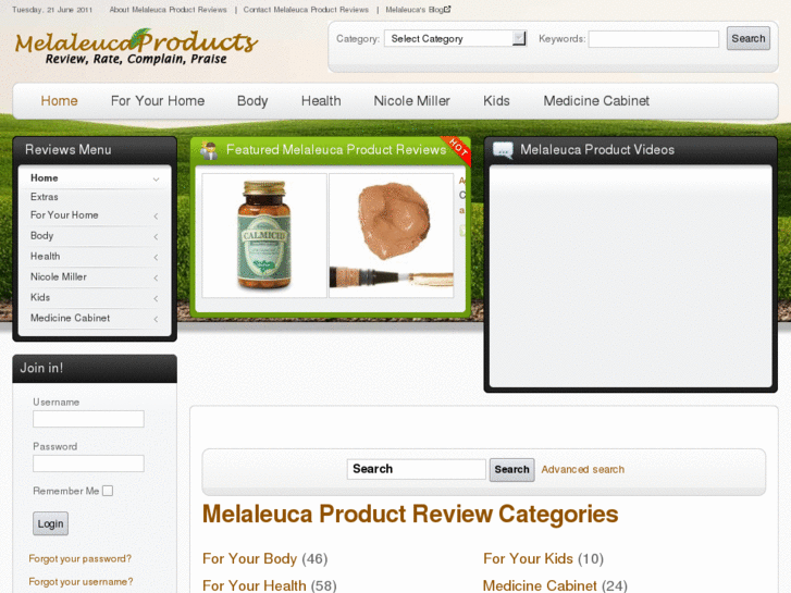 www.melaleucaproducts.com