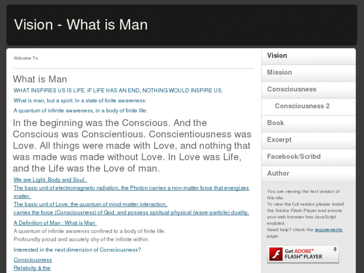 www.whatisman.net