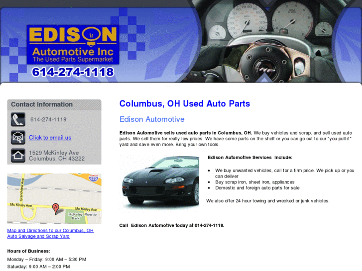 www.edison-usedautoparts-columbus.com