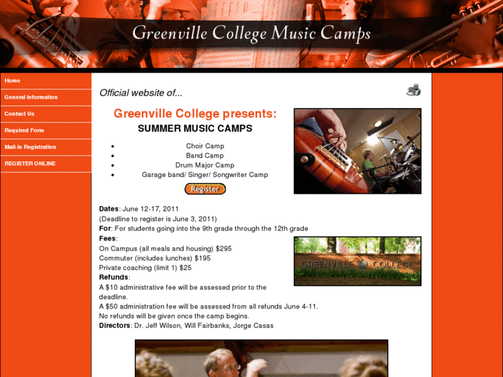 www.greenvillecollegemusiccamps.com