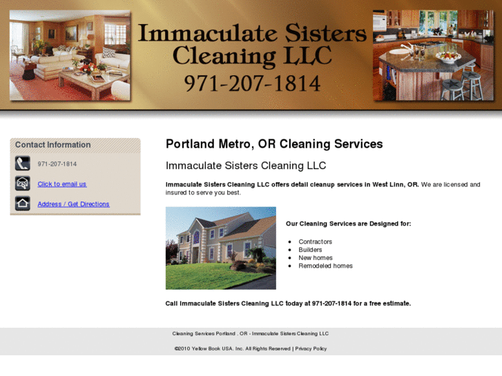 www.immaculatesisterscleaning.com