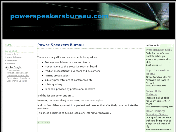 www.powerspeakersbureau.com